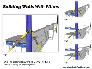 Building walls with Pillars